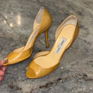 Jimmy Choo Dorsey Peep Toe Heels, size 36